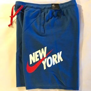 Nike Loose Fit/At Knee New York Cotton Terry Shorts Small